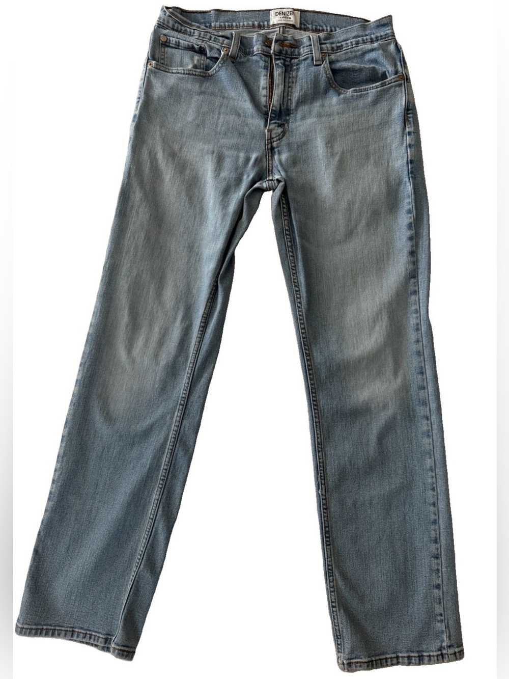 Levi's Faded Light Blue Women's Straight-Leg Jeans